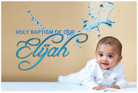 Elijah's Holy Baptism